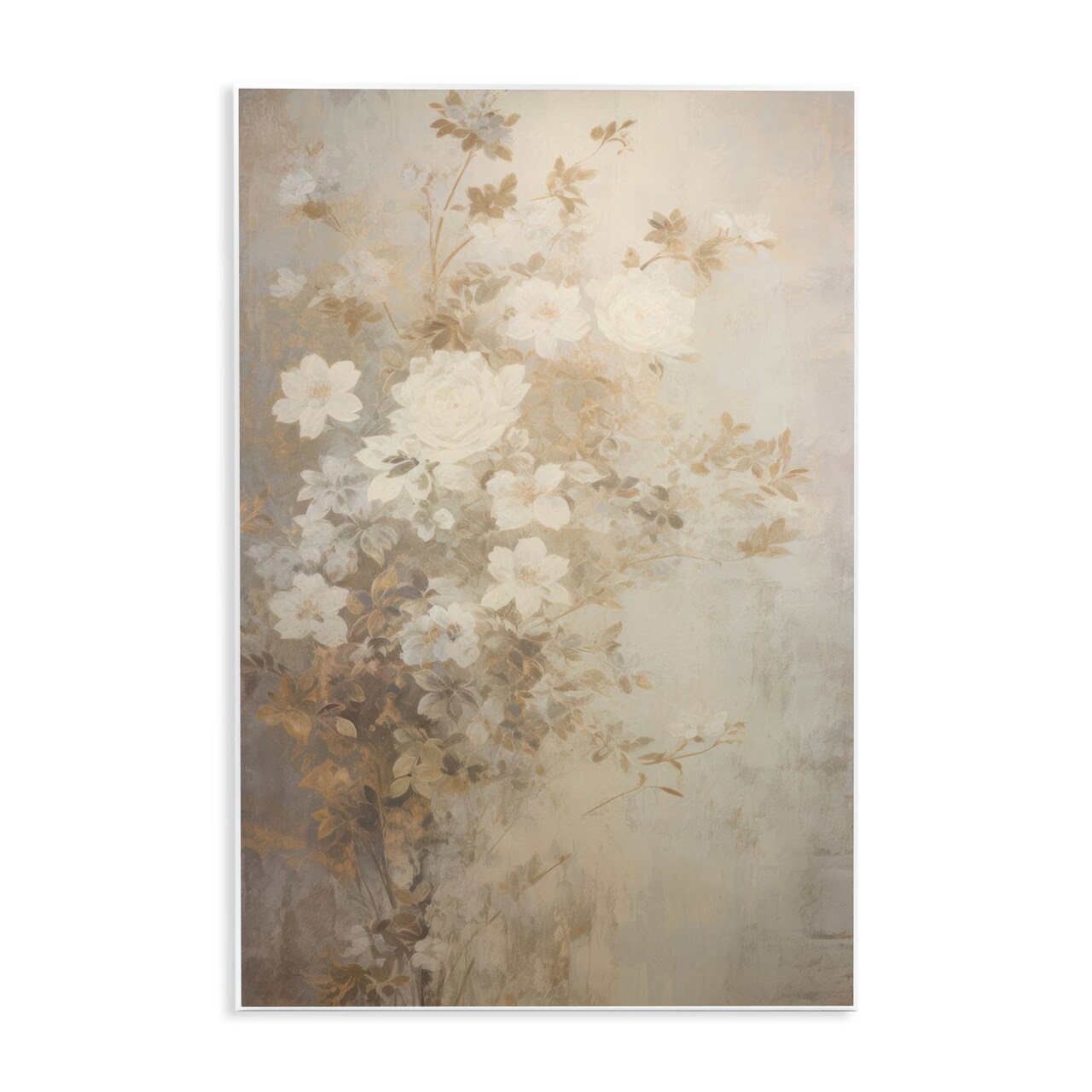 Stupell Industries Muted Vintage Florals Wall Plaque Design by LSR Creative Studio